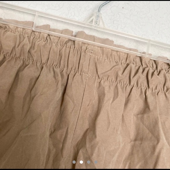 Paperboy Ruffled Tan Shorts - Picture 2 of 4